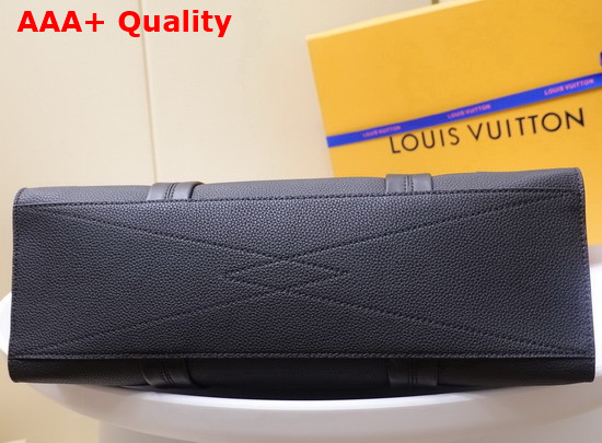 Louis Vuitton New LV Aerogram Tote in Black Grained Calf Leather M57308 Replica