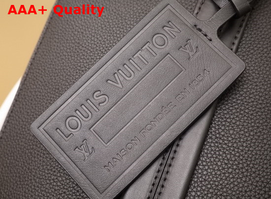 Louis Vuitton New LV Aerogram Tote in Black Grained Calf Leather M57308 Replica