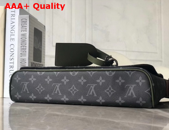 Louis Vuitton New Messenger Bag in Monogram Eclipse Canvas Replica