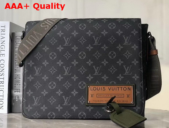 Louis Vuitton New Messenger Bag in Monogram Eclipse Canvas Replica