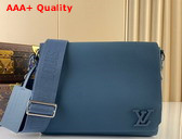 Louis Vuitton New Messenger Blue Aerogram Cowhide Leather M59327 Replica