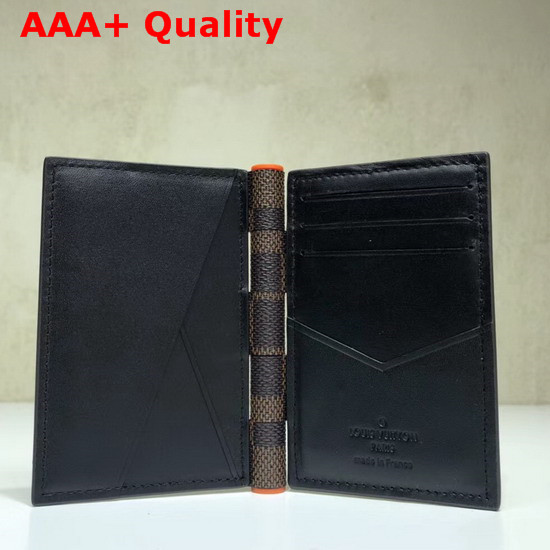 Louis Vuitton New Pocket Organizer Damier Ebene Canvas Replica