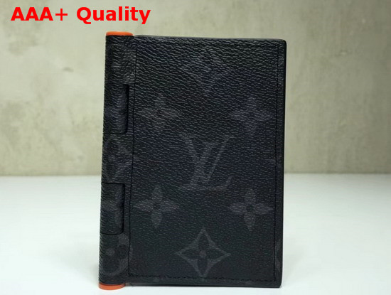 Louis Vuitton New Pocket Organizer Monogram Eclipse Canvas Canvas Replica
