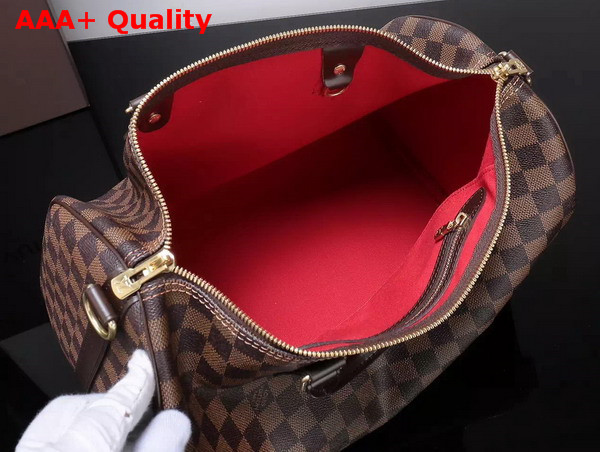 Louis Vuitton New Speedy Bandouliere 35 Damier Ebene Canvas Replica