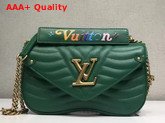 Louis Vuitton New Wave Chain Bag MM in Green Replica