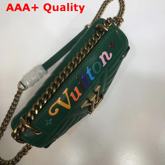 Louis Vuitton New Wave Chain Bag PM Green Smooth Calf Leather Replica