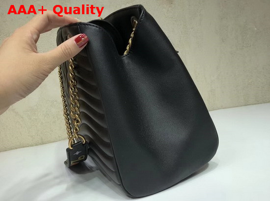 Louis Vuitton New Wave Chain Tote New Wave Leather Black M51496 Replica