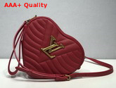 Louis Vuitton New Wave Heart Bag Scarlet Red Quilted Calf Leather M52794 Replica