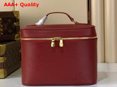 Louis Vuitton Nice BB Beauty Case in Red Epi Leather M25856 Replica