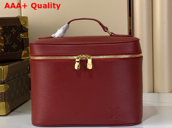 Louis Vuitton Nice BB Beauty Case in Red Epi Leather M25856 Replica