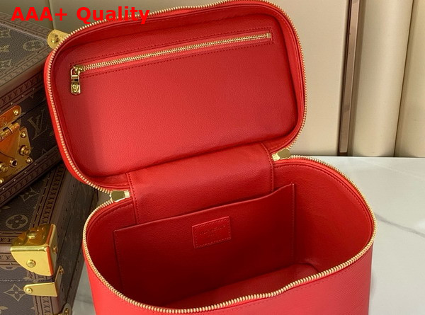 Louis Vuitton Nice BB Beauty Case in Rouge Louis Red Epi Leather Replica