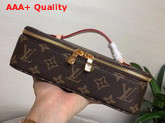 Louis Vuitton Nice Jewelry Case in Monogram Coated Canvas with Red Microfiber Lining M43449 Replica