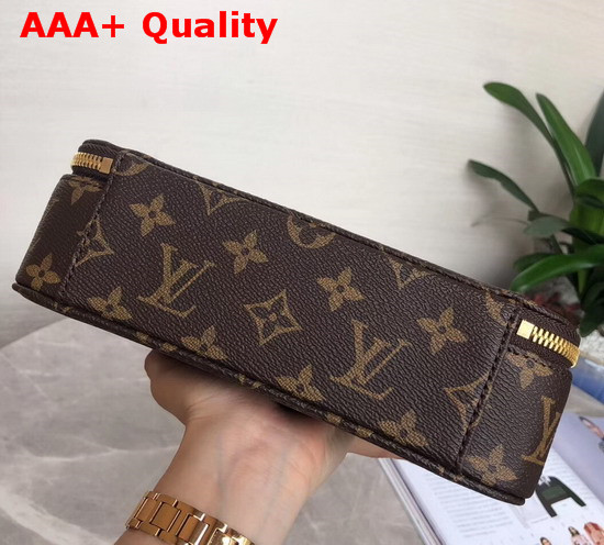 Louis Vuitton Nice Jewelry Case in Monogram Coated Canvas with Red Microfiber Lining M43449 Replica