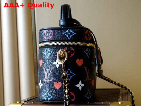 Louis Vuitton Nice Mini Beauty Case in Black Multicolor Monogram Canvas Replica