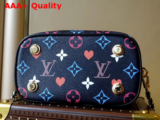 Louis Vuitton Nice Mini Beauty Case in Black Multicolor Monogram Canvas Replica