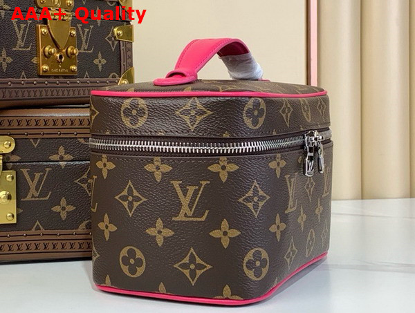 Louis Vuitton Nice Mini Pondichery Pink Monogram Macassar Coated Canvas M12650 Replica