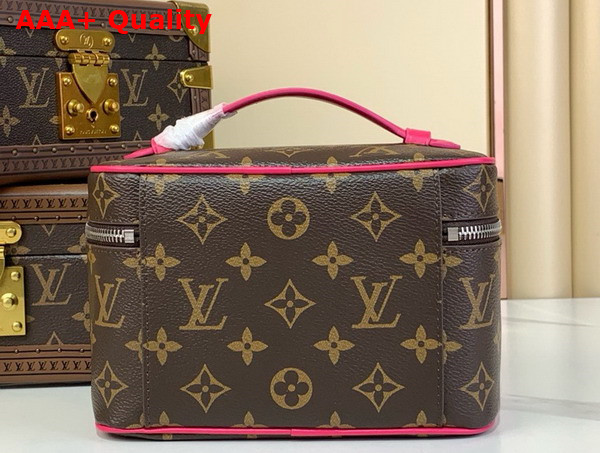 Louis Vuitton Nice Mini Pondichery Pink Monogram Macassar Coated Canvas M12650 Replica