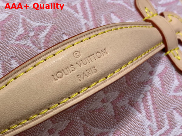Louis Vuitton Nice Mini Rose Ruban Pink Monogram Embleme Cotton Canvas M29667 Replica