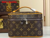 Louis Vuitton Nice Mini Safran Yellow Monogram Macassar Coated Canvas M12654 Replica