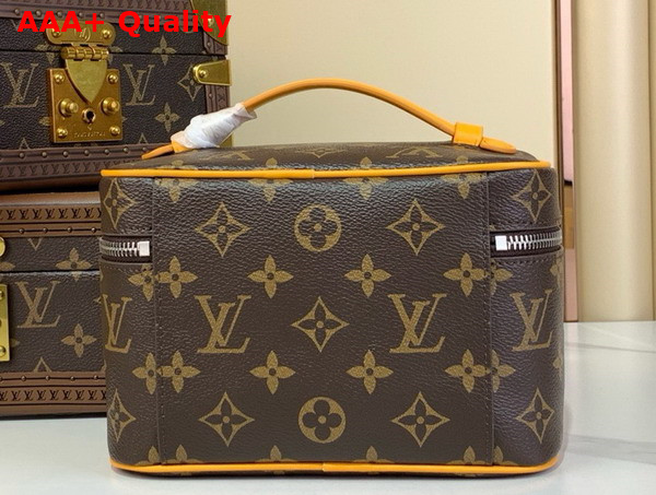 Louis Vuitton Nice Mini Safran Yellow Monogram Macassar Coated Canvas M12654 Replica