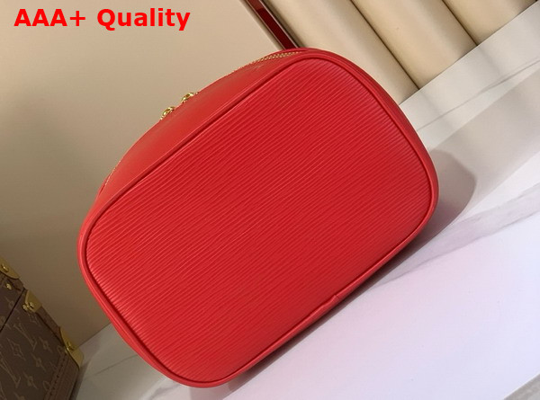 Louis Vuitton Nice Mini Vanity Case in Rouge Louis Red Epi Grained Leather M15191 Replica