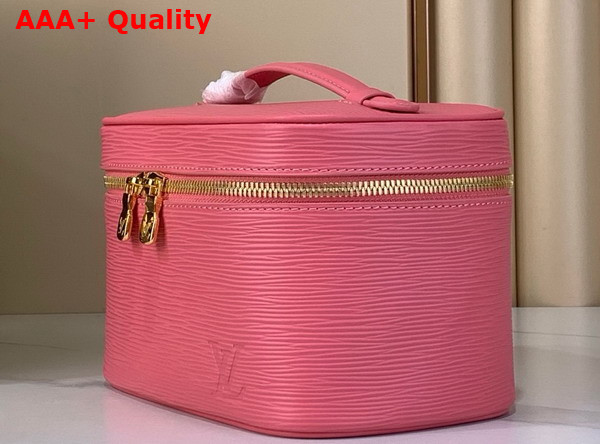 Louis Vuitton Nice Mini Vanity Case in Tender Bliss Pink Epi Grained Leather Replica