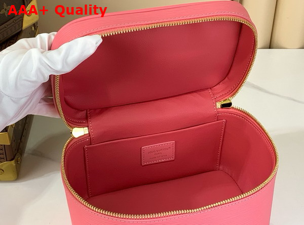 Louis Vuitton Nice Mini Vanity Case in Tender Bliss Pink Epi Grained Leather Replica