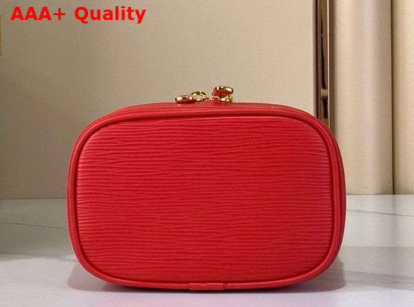 Louis Vuitton Nice Nano Bag in Rouge Louis Red Epi Leather Replica