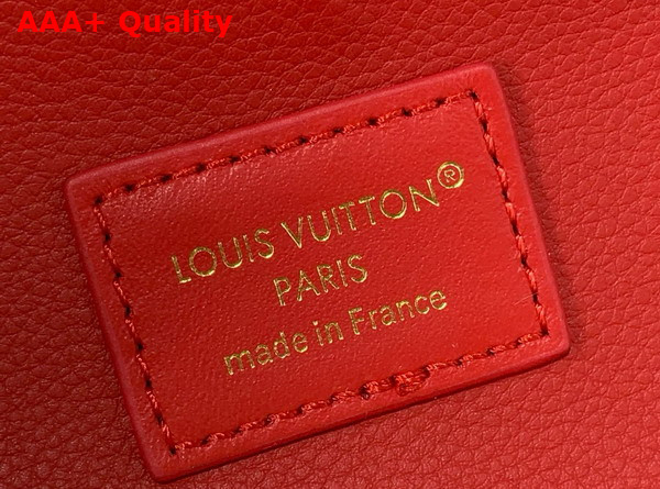 Louis Vuitton Nice Nano Bag in Rouge Louis Red Epi Leather Replica