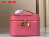 Louis Vuitton Nice Nano Bag in Tender Bliss Pink Epi Grained Leather M25857 Replica