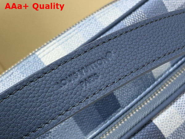 Louis Vuitton Nil Bag in Denim Blue Damoflage Coated Canvas Replica