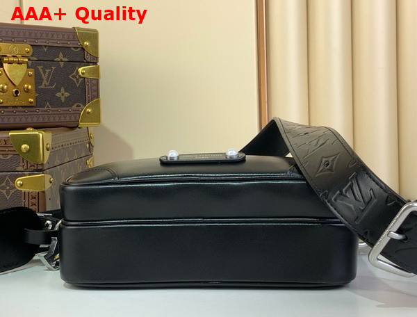 Louis Vuitton Nil City Bag in Black Calf Leather M13987 Replica