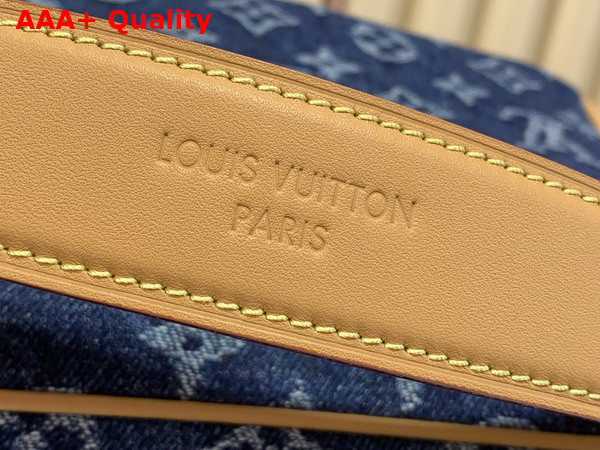 Louis Vuitton Nil Cross Body Bag in Blue Monogram Flowers Denim M27553 Replica