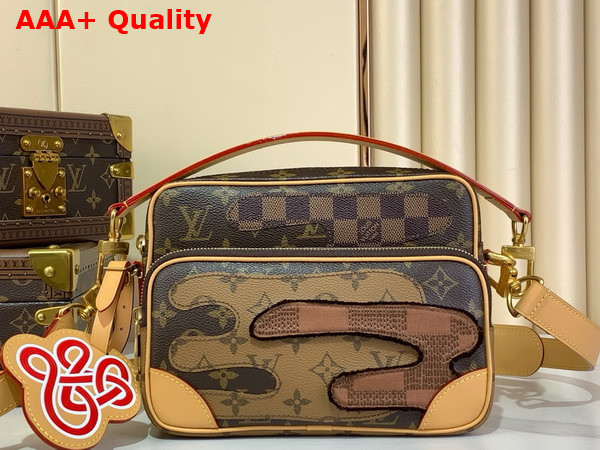 Louis Vuitton Nil Cross Body Bag in Brown Monogram Landscape Coated Canvas M26068 Replica