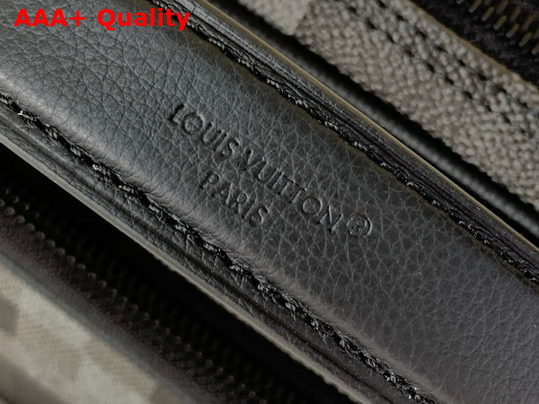 Louis Vuitton Nil Messenger Bag in Black Damoflage Black Coated Canvas M14988 Replica