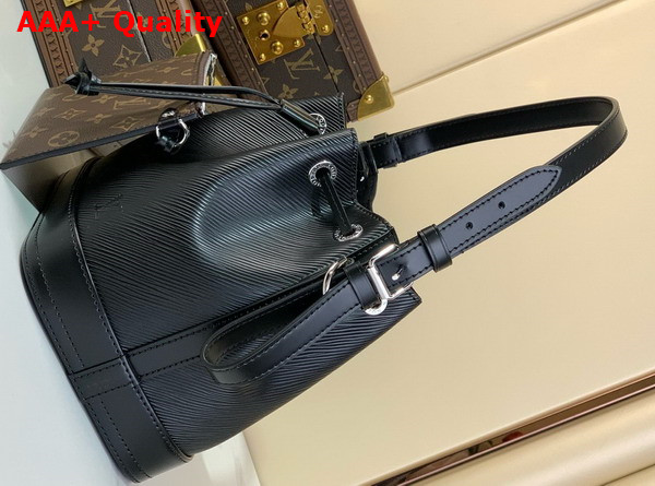 Louis Vuitton Noe BB Bucket Bag in Black Epi Grained Calf Leather M12847 Replica