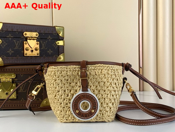 Louis Vuitton Noe Purse Natural Tan Natural Raffia M83521 Replica