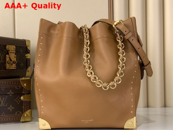 Louis Vuitton Noe Trunk in Tan Calfskin Leather M29131 Replica