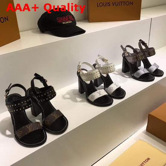 Louis Vuitton Nomad Sandal in White Replica