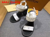 Louis Vuitton Nomad Sandal in White Replica