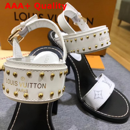 Louis Vuitton Nomad Sandal in White Replica
