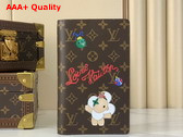 Louis Vuitton Notebook Cover MM Brown Monogram Coated Canvas GI1464 Replica