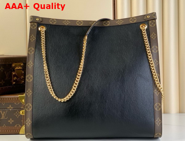 Louis Vuitton Nova MM Black Calfskin Leather M13137 Replica