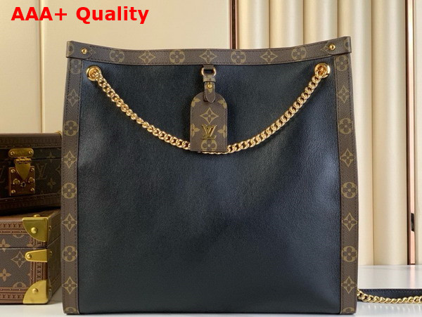 Louis Vuitton Nova MM Black Calfskin Leather M13137 Replica