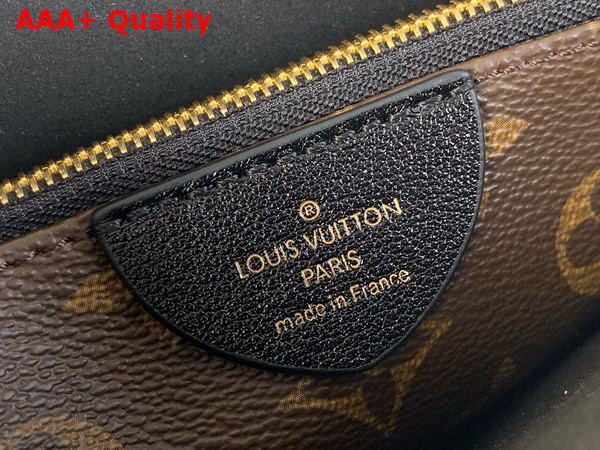 Louis Vuitton Nova PM in Black Calfskin Leather with Monogram Canvas Trim M13140 Replica