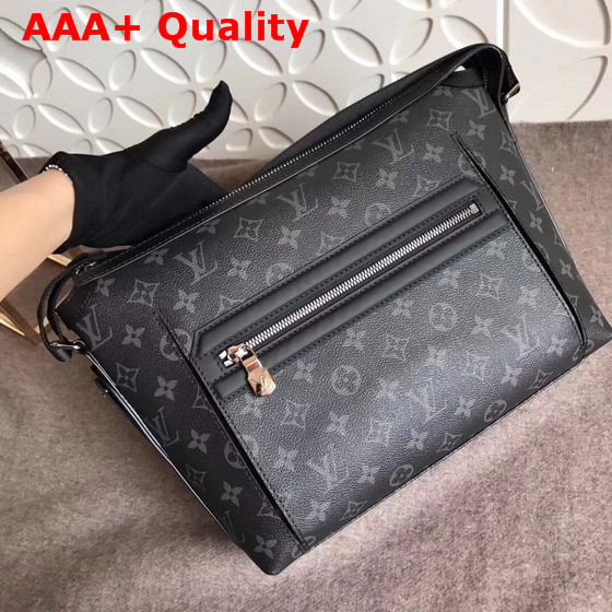 Louis Vuitton Odyssey Messenger PM Monogram Eclipse Coated Canvas M44223 Replica