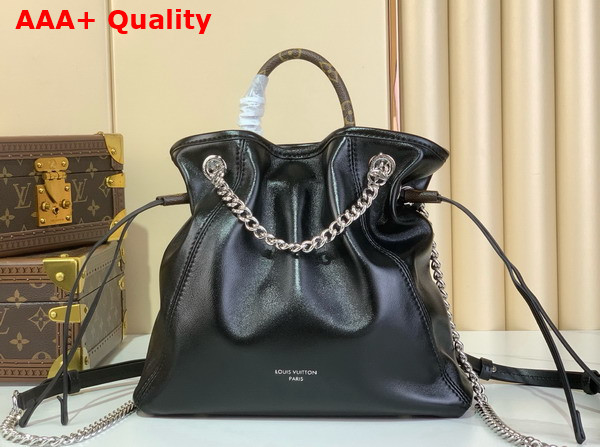 Louis Vuitton Off Duty Backpack Vibe Black Lamb Leather M25522 Replica