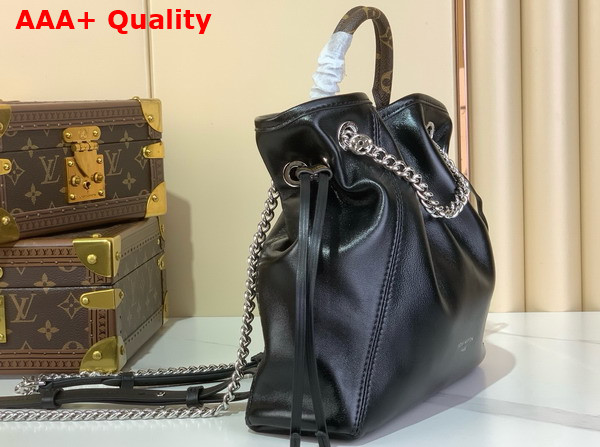 Louis Vuitton Off Duty Backpack Vibe Black Lamb Leather M25522 Replica