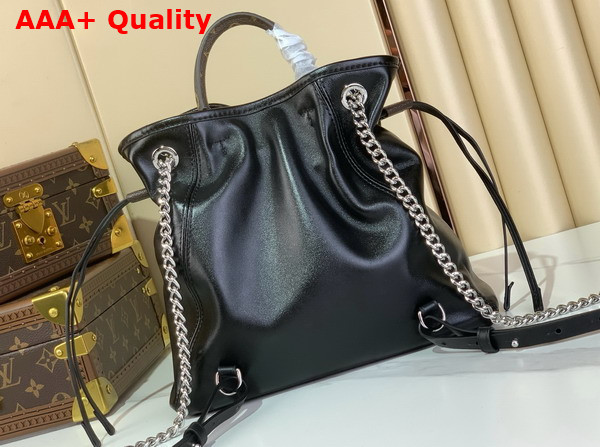 Louis Vuitton Off Duty Backpack Vibe Black Lamb Leather M25522 Replica