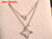 Louis Vuitton Ombre Blossom Pendant White Gold and Diamonds Q03093 Replica